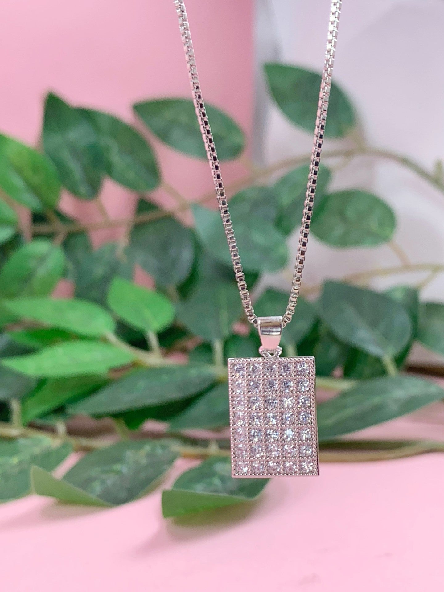Luxury Silver Crystal Jewelry Set with Watch, Necklace, Earrings, Ring & Bracelet