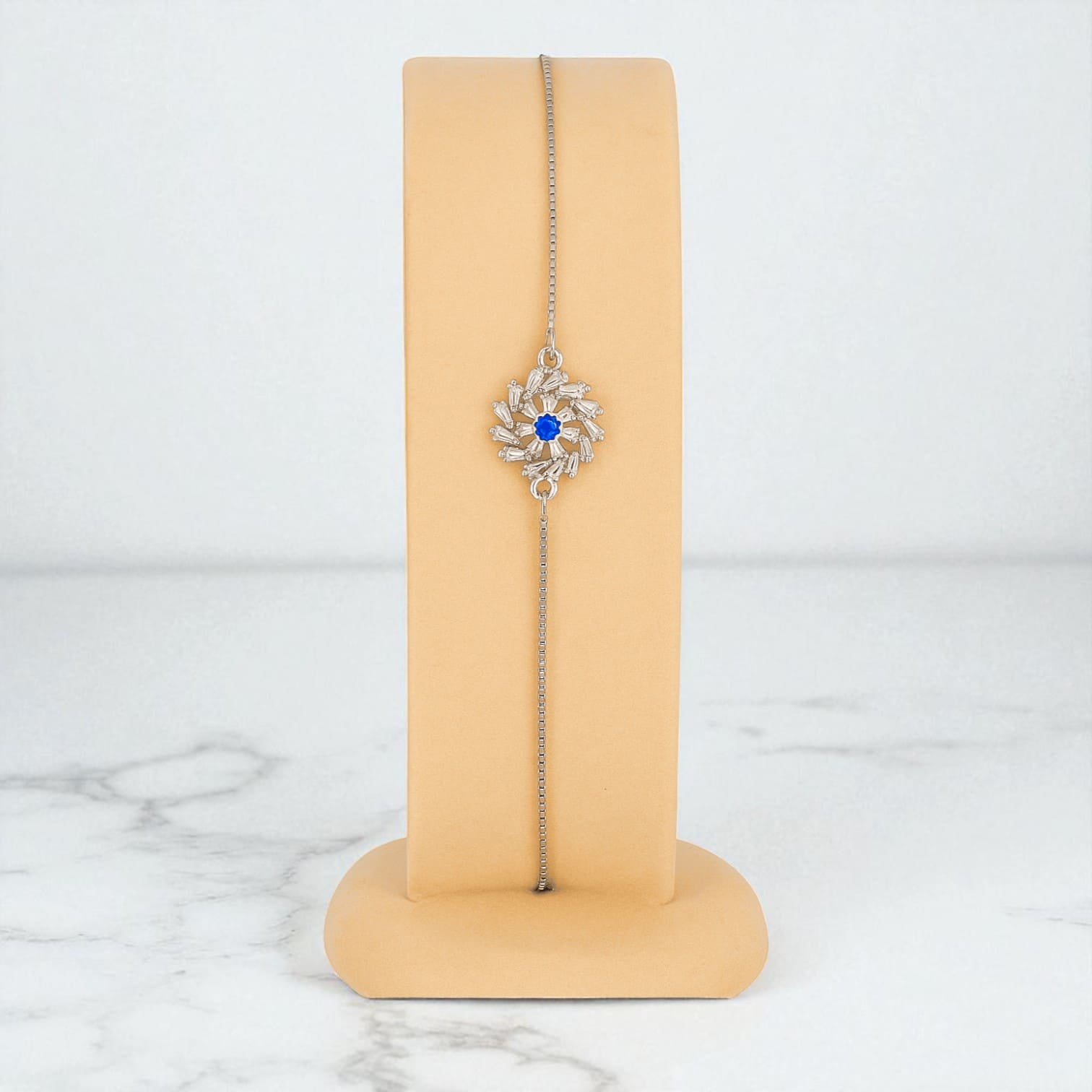 Blue & Silver Women’s Watch and Jewelry Gift Set Necklace, Bracelet & Earrings in Luxury Box
