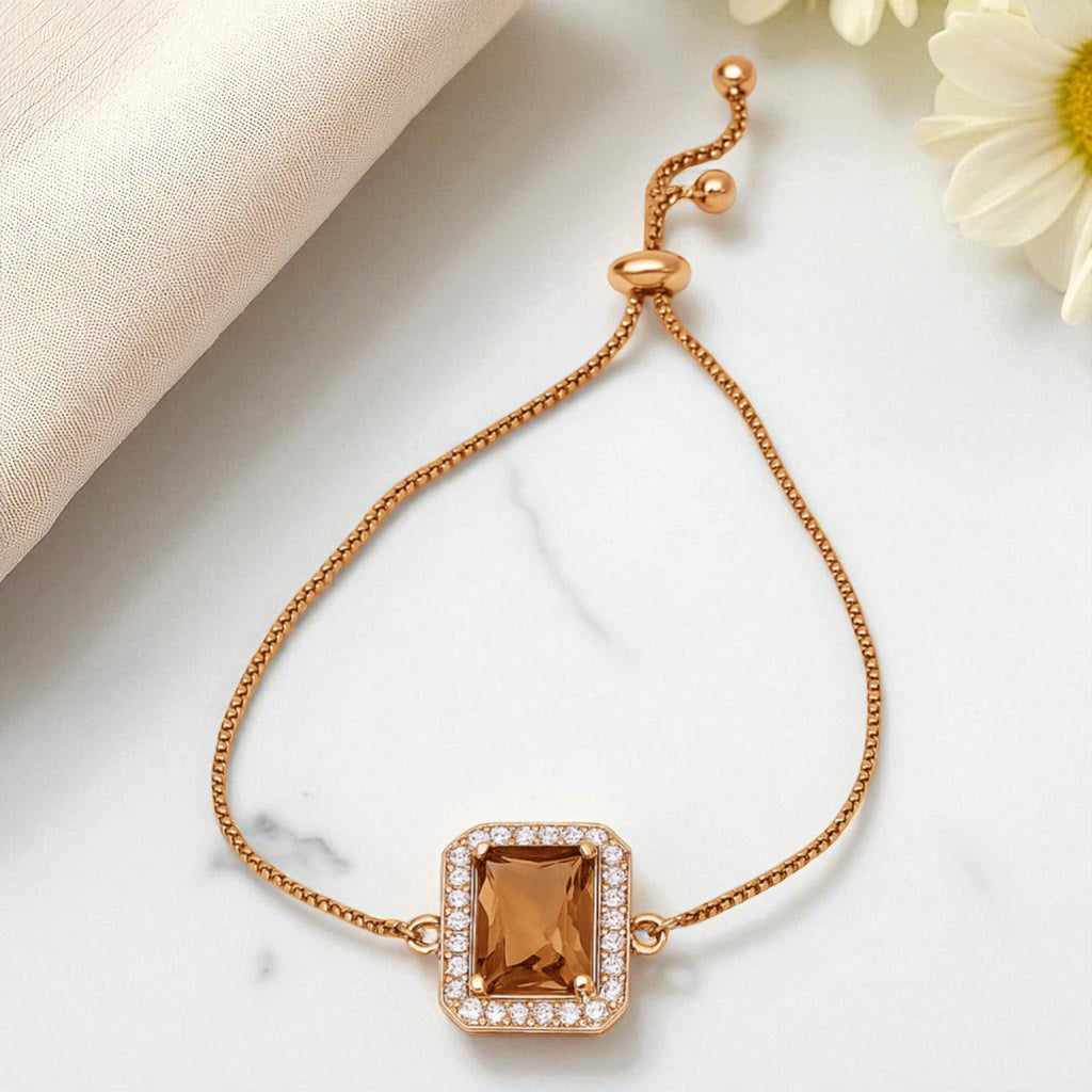 Champagne Gold Women’s Watch & Jewelry Gift Set – Bow Pendant, Earrings, Bracelet in Luxury Box