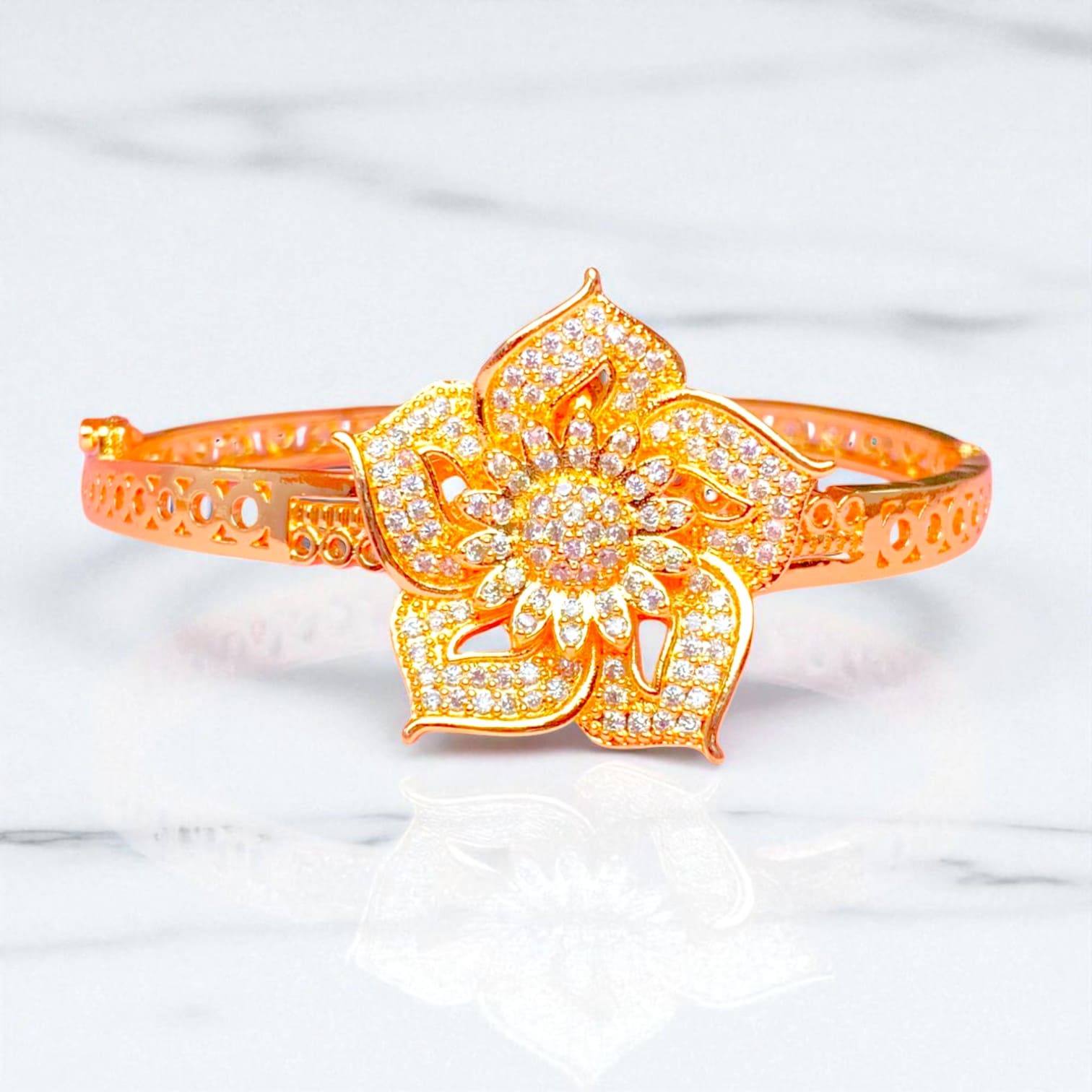 Luxurious Gold Plated Jewelry Gift Set with Watch | Amariz Jewelry