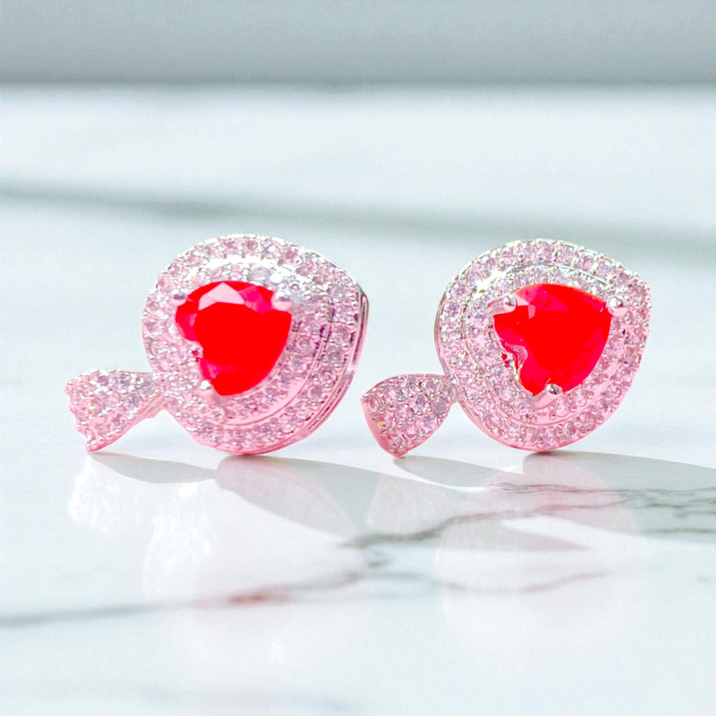 Luxury Red Heart Jewelry Gift Set in Pakistan Perfect Gift for Women & Girls