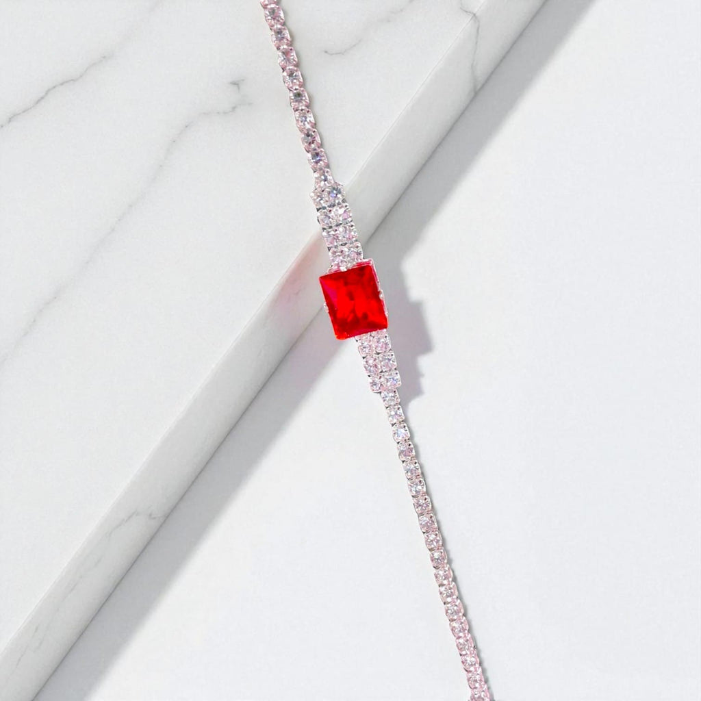 Luxury Red Crystal Jewelry Gift Set with Watch | Amariz Jewelry