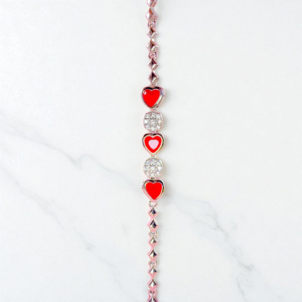 Luxury Red Heart Jewelry Gift Set in Pakistan Perfect Gift for Women & Girls