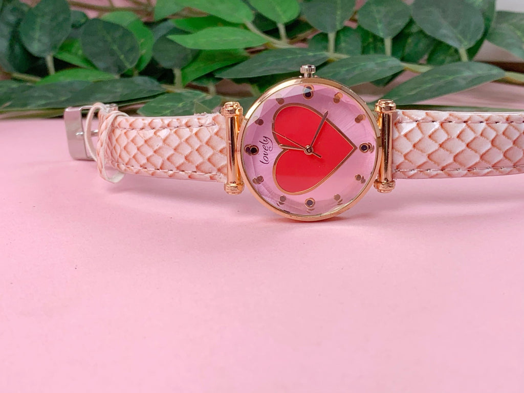 Luxury Red Crystal Jewelry Gift Set with Watch | Amariz Jewelry
